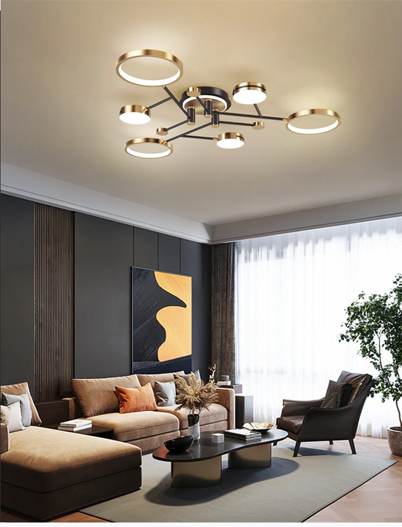 Modern Led Pendant Ceiling Chandelier Light Lighting For Living Dining Bedroom