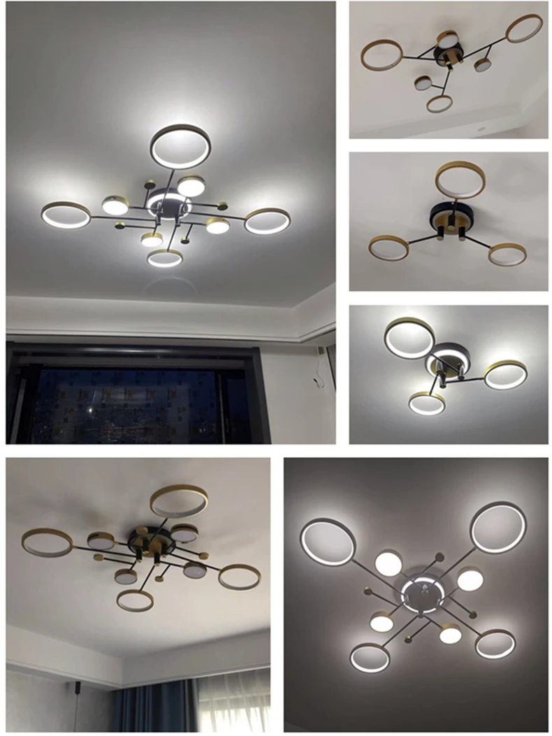 Modern Led Pendant Ceiling Chandelier Light Lighting For Living Dining Bedroom