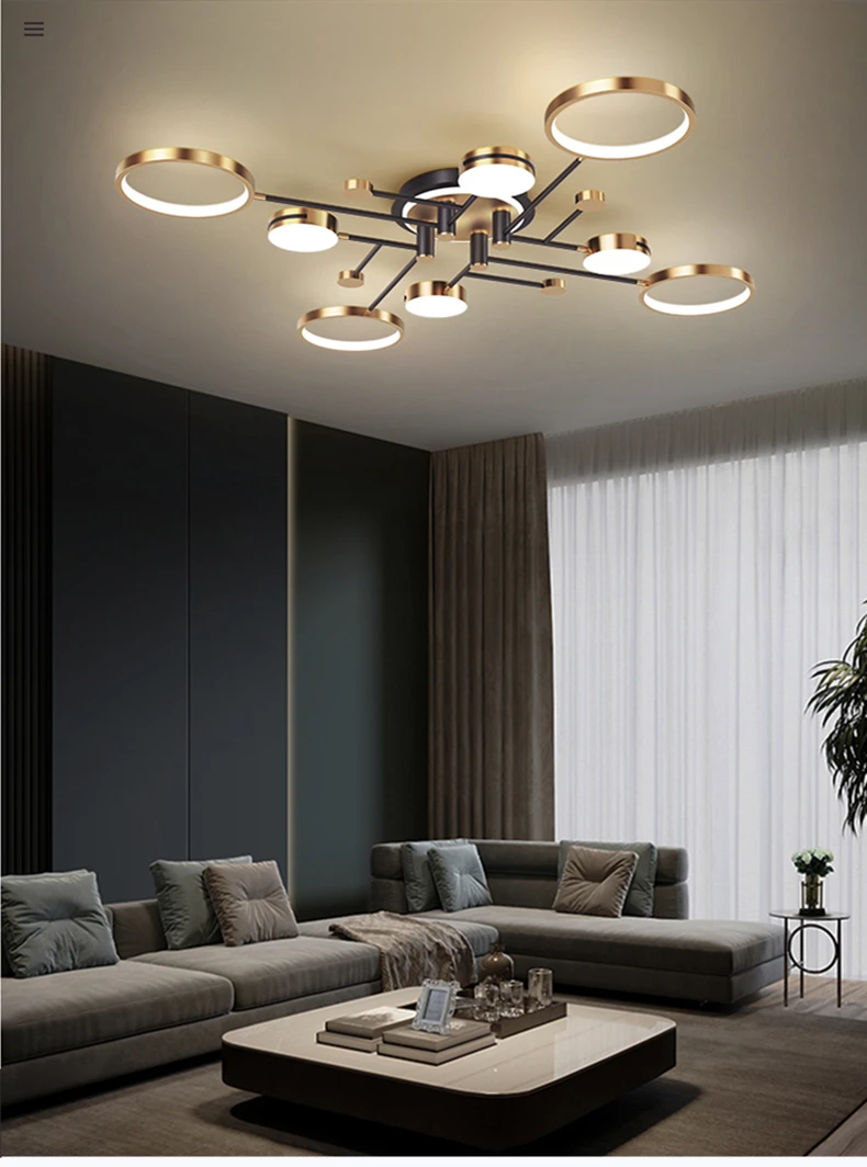 Modern Led Pendant Ceiling Chandelier Light Lighting For Living Dining Bedroom