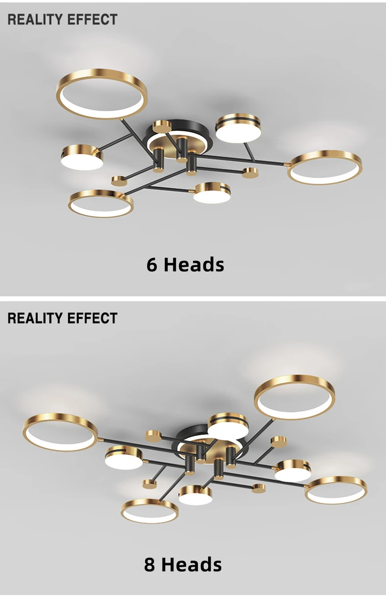 Modern Led Pendant Ceiling Chandelier Light Lighting For Living Dining Bedroom